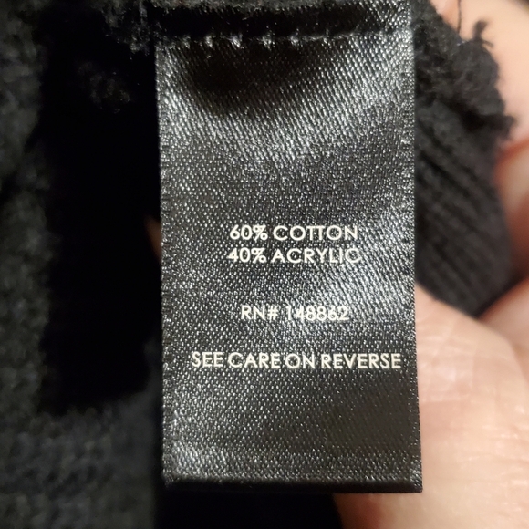 TORRID 1(14/16). BLACK SWEATER KNIT HOODIE. RIBBED LACE UP RAGLAN SLEEVES TUNIC. - Picture 6 of 9